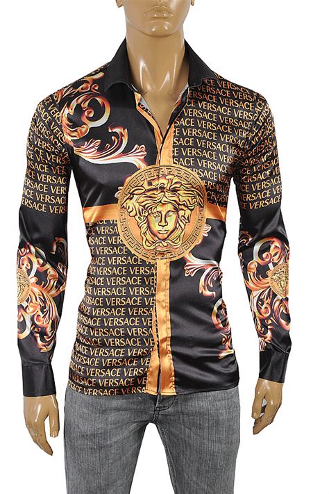 versace style shirts for men